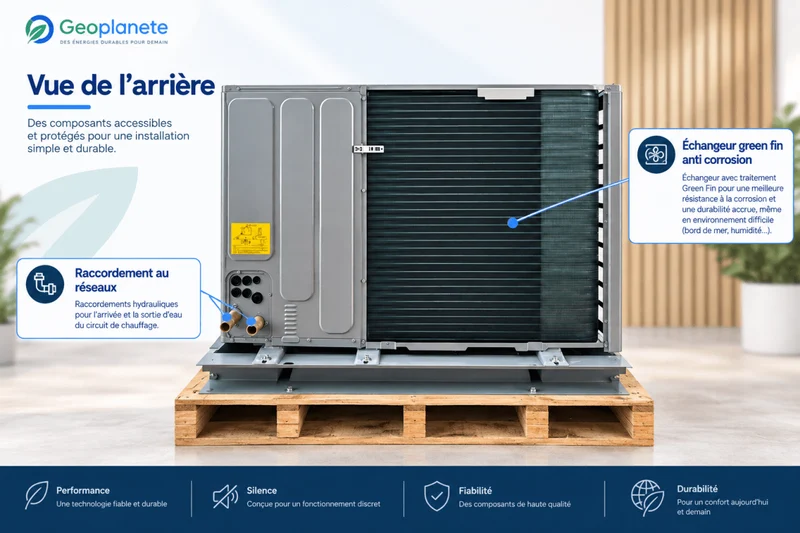 Pompe à chaleur air-eau Airwell WELLEA M HT R290 - 14 kW Triphasé