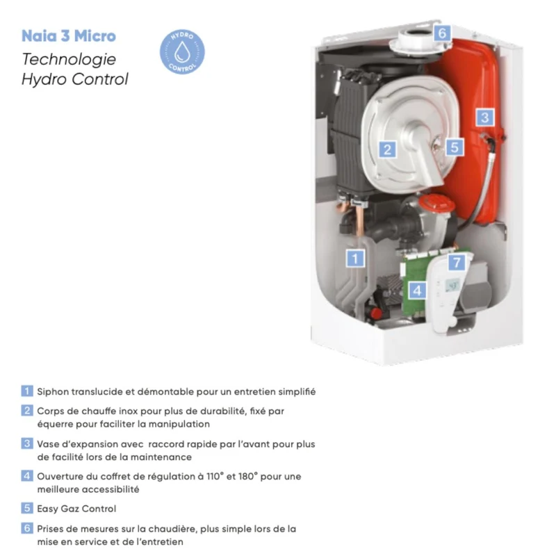 Naia 3 Micro 35 - chaudière gaz à condensation