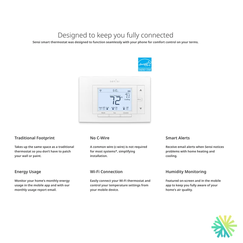 SENSI Thermostat Intelligent | Montréal, Laval, Longueuil, Rive Sud & Rive Nord