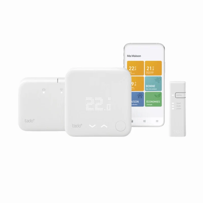 Thermostat intelligent sans fil, kit de démarrage V3+