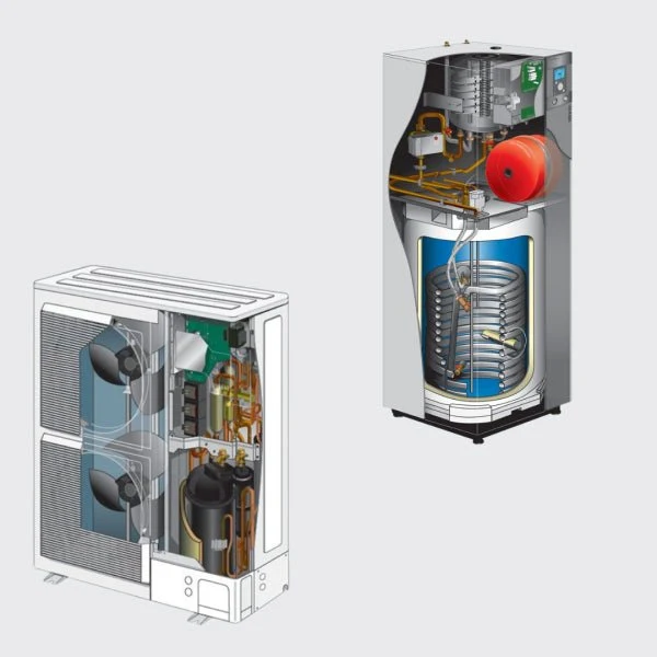 Pompe à chaleur air-eau Atlantic Alféa Excellia HP duo A.I. 15 kW - Triphasé