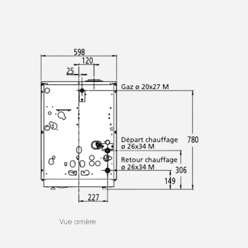 Effinox Condens 5024 - Chaudière condensation sol gaz