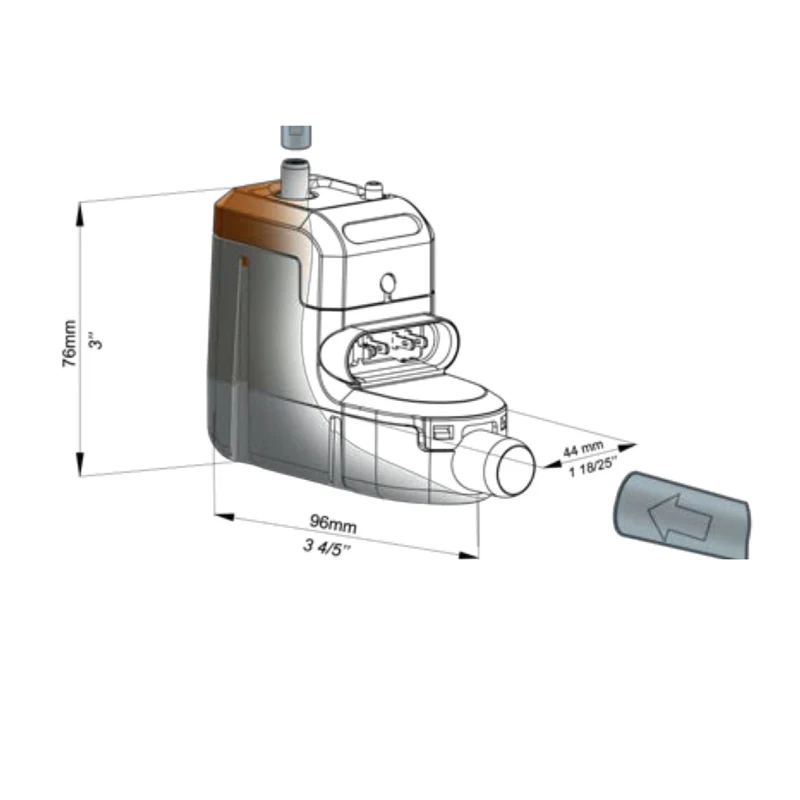 Pompe de relevage Si-10 Univers'L à piston oscillant avec détection intégrée 20 l/h