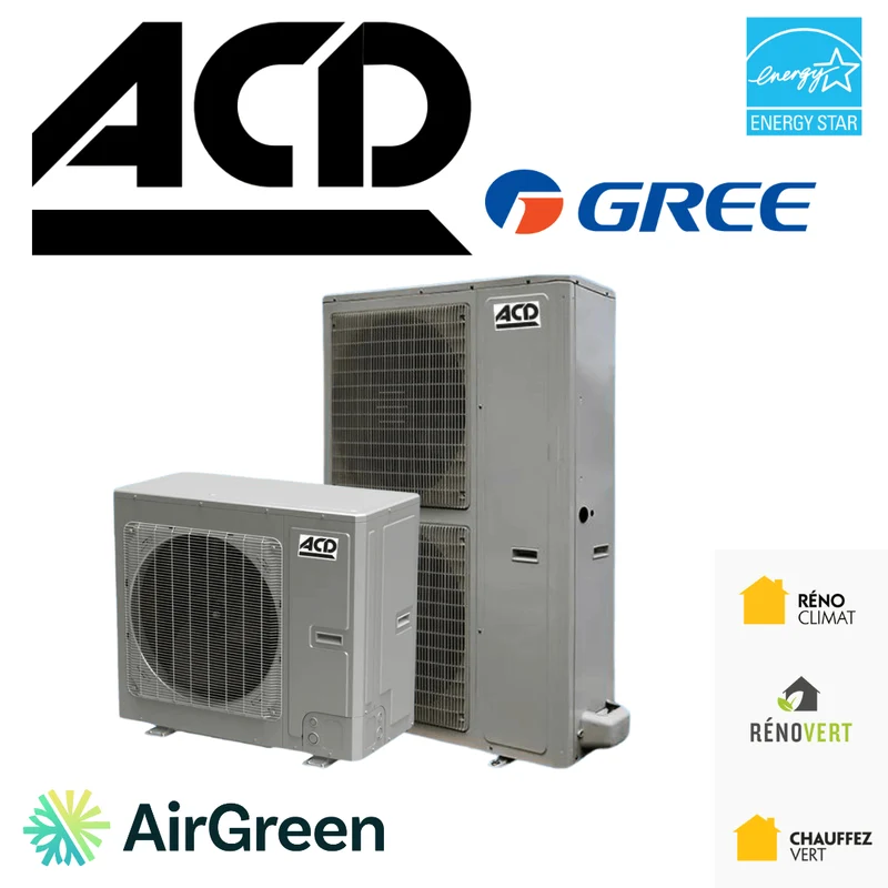 Thermopompe Centrale ACD FDX FLEXX | 5 Tonnes | Installation à Montréal, Laval, Longueuil, Rive Sud et Rive Nord