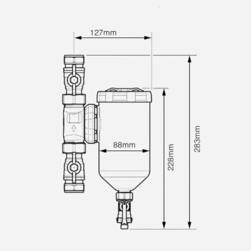 Filtre Eliminator Vortex 500 1"