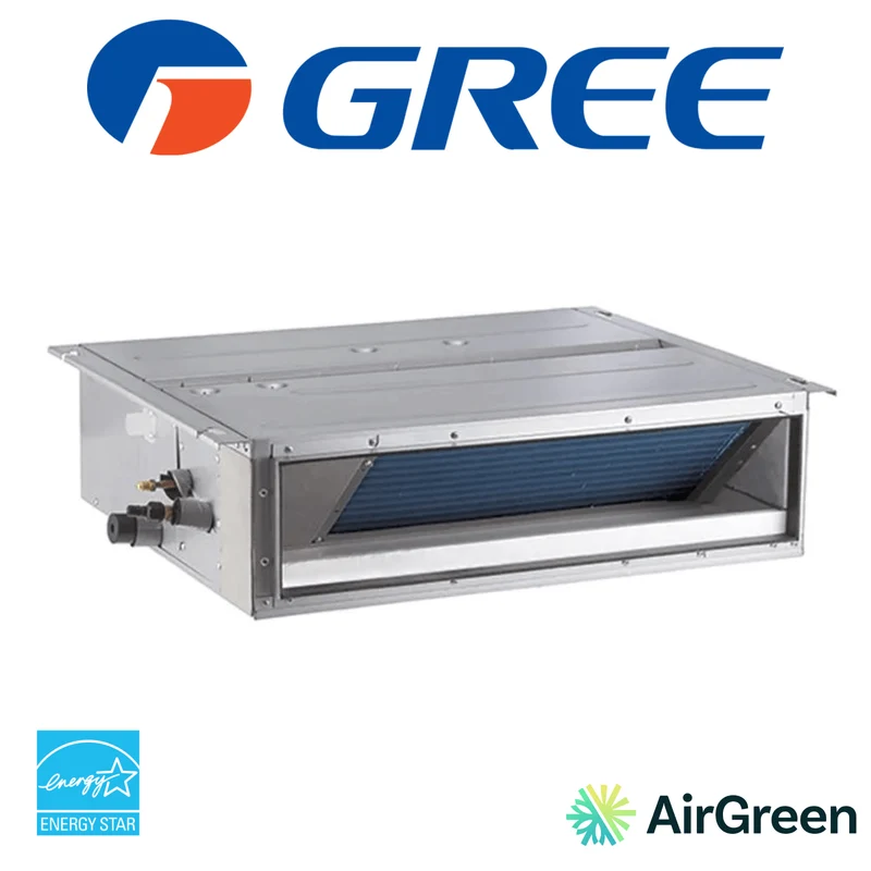 GREE FM Conduit Gainable | Basse Pression Statique | 21 000 BTU | Montréal, Laval, Longueuil, Rive Sud et Rive Nord
