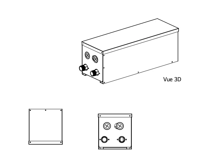 Résistance électrique d'appoint LG Therma V Monobloc 3 kW monophasé