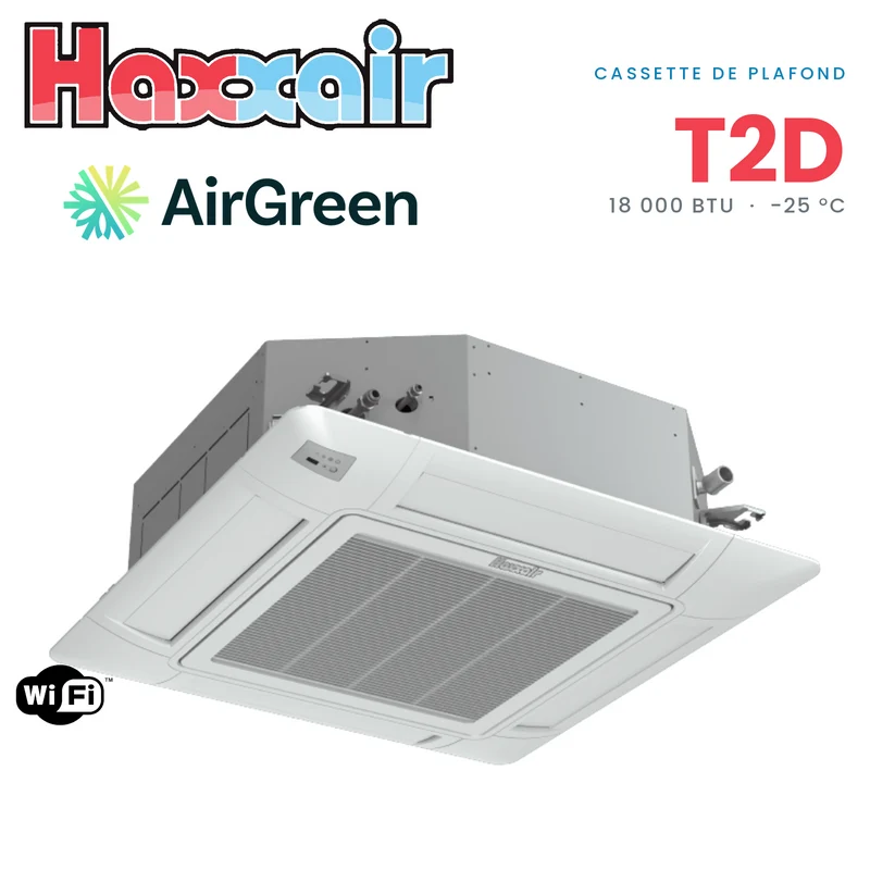 Cassette de Plafond Haxxair | 18 000 BTU | Montréal, Laval, Longueuil, Rive Sud & Rive Nord