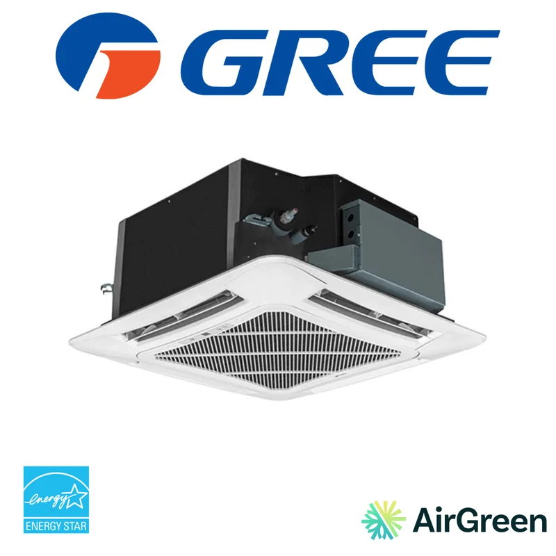 Cassette de Plafond Gree Type E | 18 000 BTU | Montréal, Laval, Longueuil, Rive Sud et Rive Nord