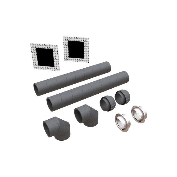 Kit de raccordement horizontal pour ballon thermodynamique pour D160mm