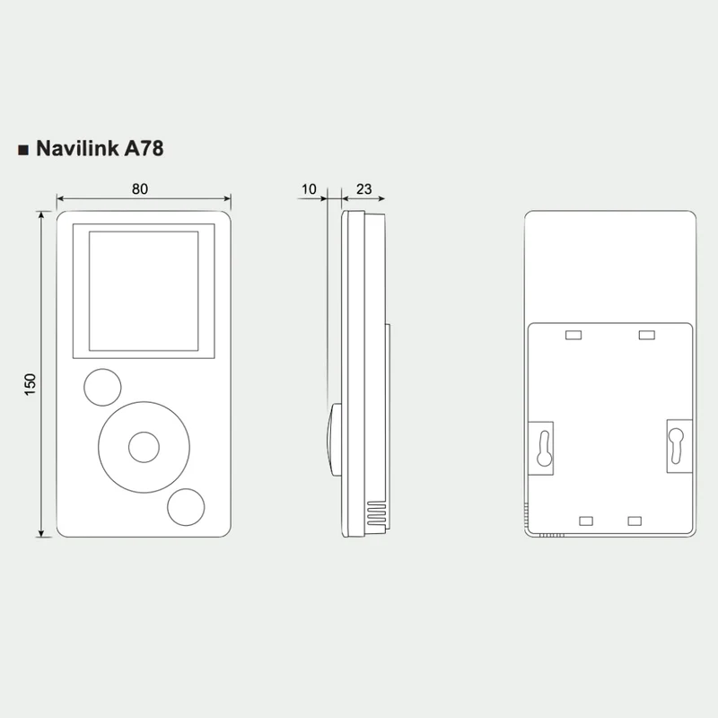 Commande d'ambiance Navilink A78 - Piles