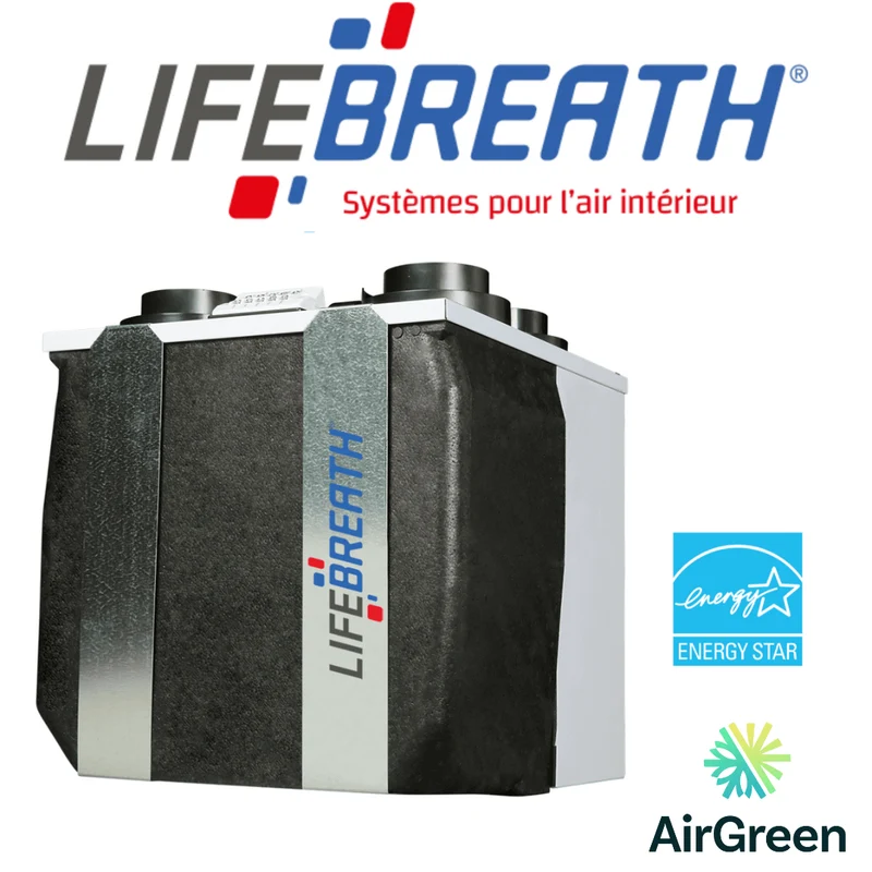 Échangeur d'Air LIFEBREATH RNC4-TPD Grand Montréal
