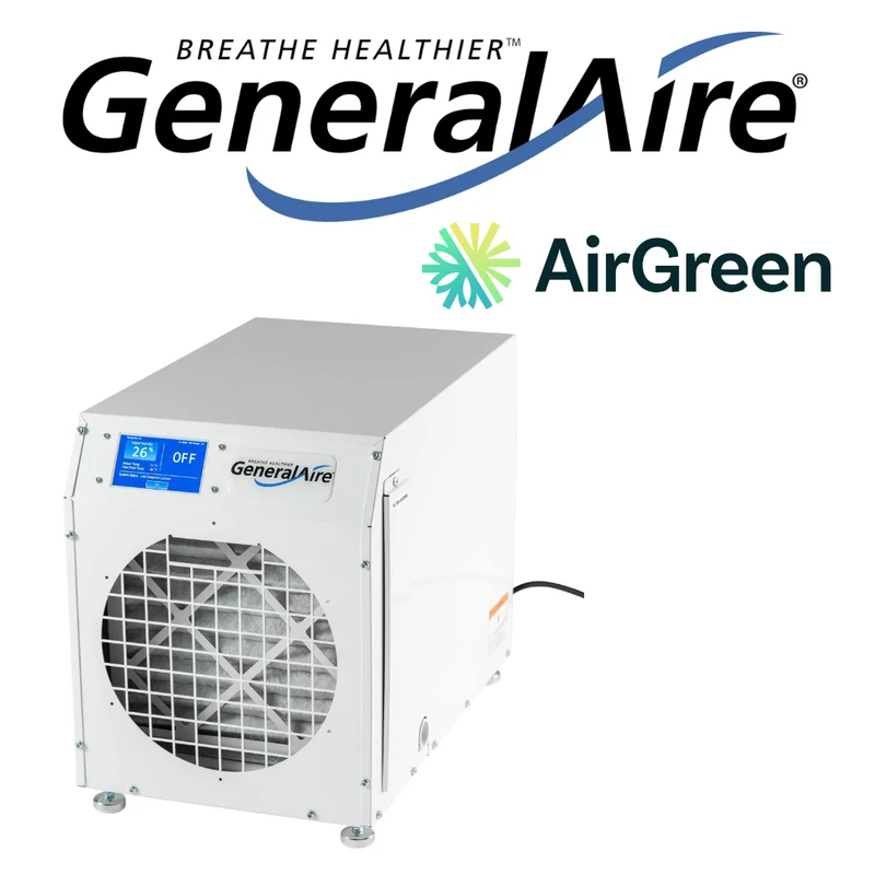 Déshumidificateur GeneralAire GF-DH100 | Installation à Montréal, Laval, Longueuil, Rive Sud et Rive Nord