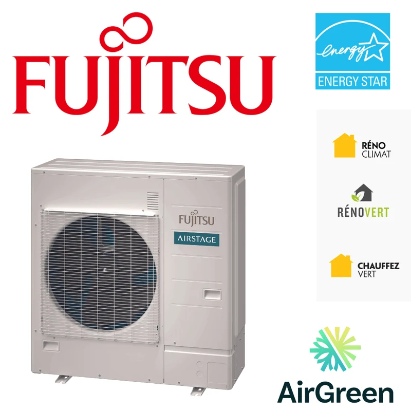 Thermopompe Centrale de 2.5 Tonnes Fujitsu INFINITE COMFORT 30LUAH1M à Montréal, Laval, Longueuil, Rive-Sud et Rive-Nord