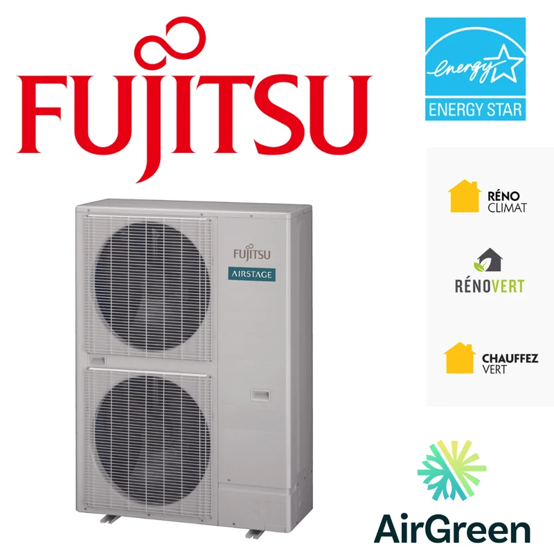 Thermopompe Centrale Fujitsu INFINITE COMFORT 48LMAH1M de 4 Tonnes à Montréal, Laval, Longueuil, Rive-Sud et Rive-Nord