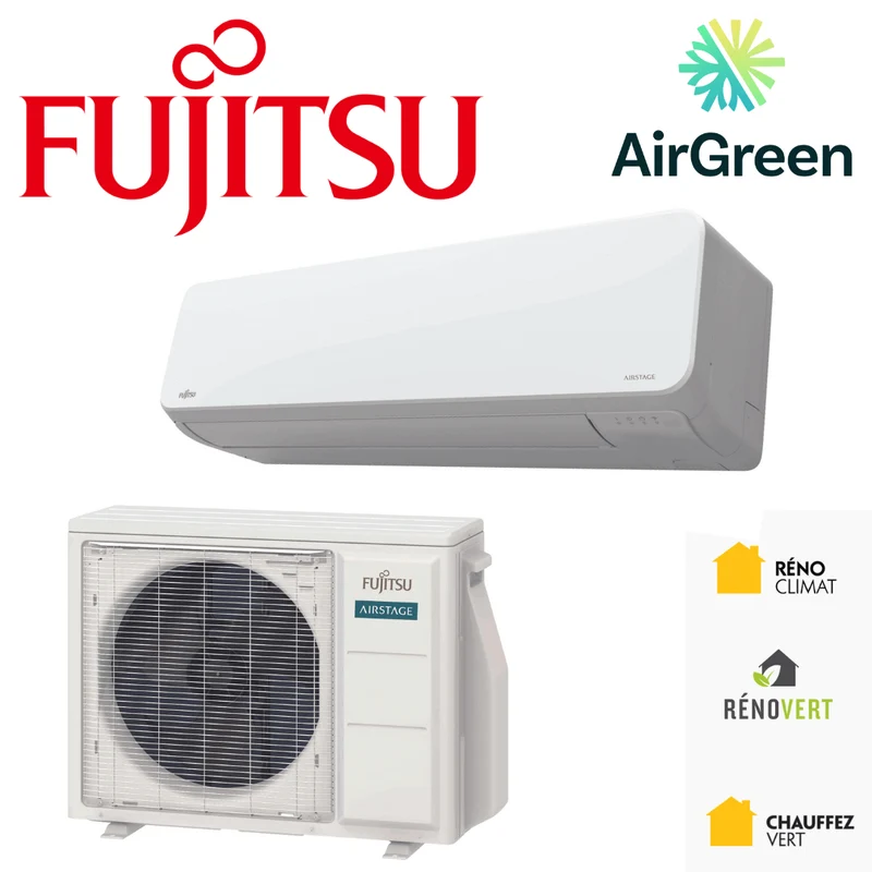 Installation Thermopompe Murale Fujitsu LPAS1 de 18 000 BTU partout dans le Grand Montréal, Laval, Longueuil, Rive Sud et Rive Nord