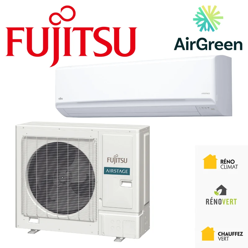 Thermopompe Murale Fujitsu LPAS1 de 30 000 BTU partout dans le Grand Montréal, Laval, Longueuil, Rive Sud et Rive Nord