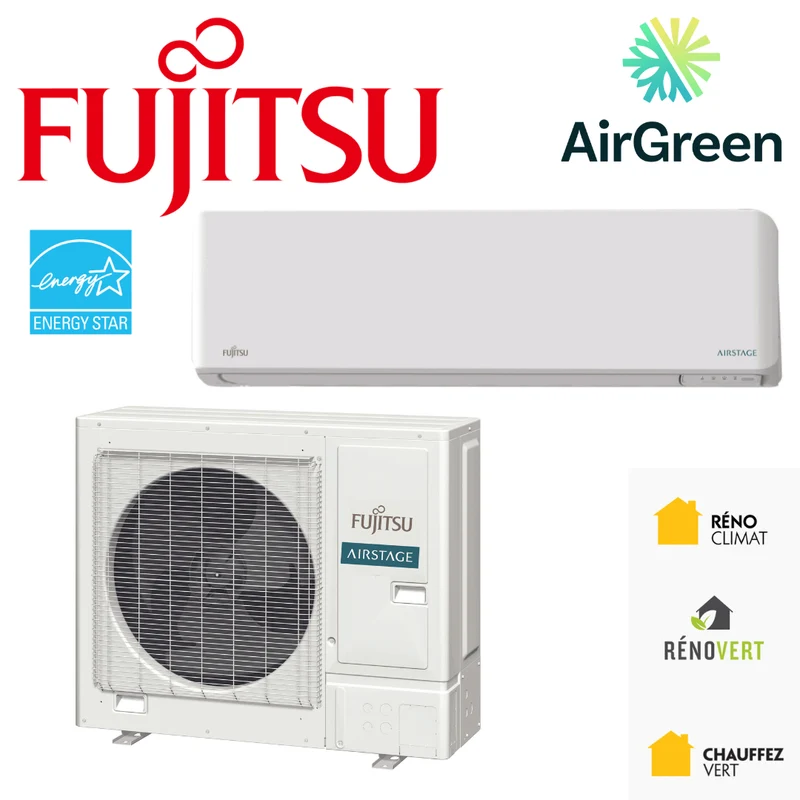 Installation Thermopompe Murale Fujitsu LMAS1 18 000 BTU partout dans le Grand Montréal, Laval, Longueuil, Rive Sud et Rive Nord