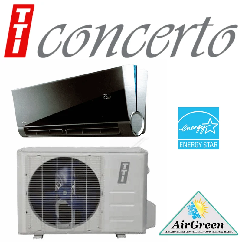 Thermopompe Murale TTI CONCERTO de 24 000 BTU Montréal