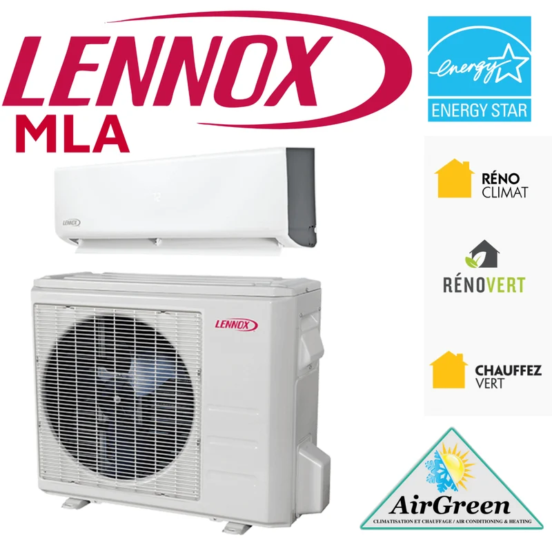 Thermopompe Murale Lennox MLA de 24 000 BTU Montréal