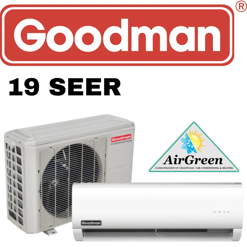 Thermopompe Murale Goodman 19 SEER de 36 000 BTU Montréal
