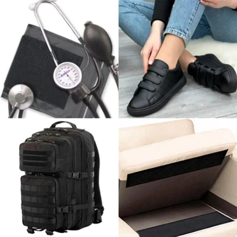 Scratch Autocollant Noir pour Empêcher les Coussins d'Assise de Glisser - 15 cm X 1M