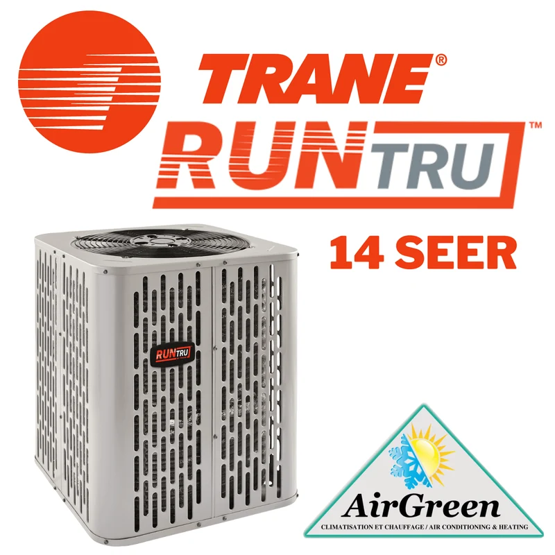 Thermopompe Centrale RunTru 14 SEER par TRANE de 2 Tonnes