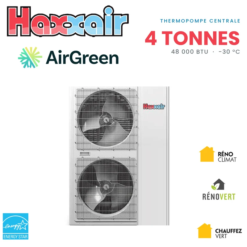 Thermopompe Centrale Haxxair 4 Tonnes