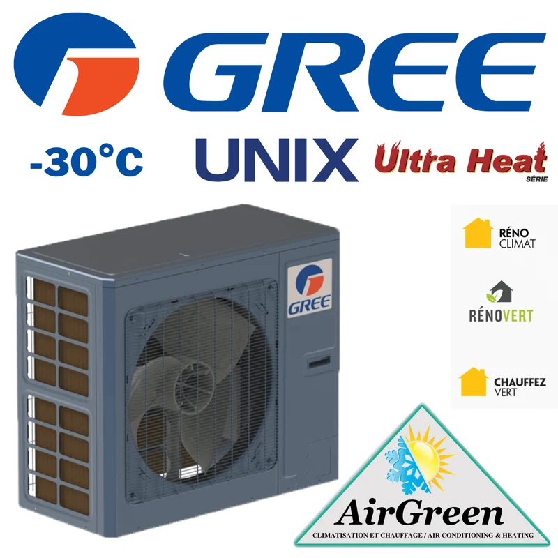 Thermopompe Centrale Gree UNIX 5 Tonnes