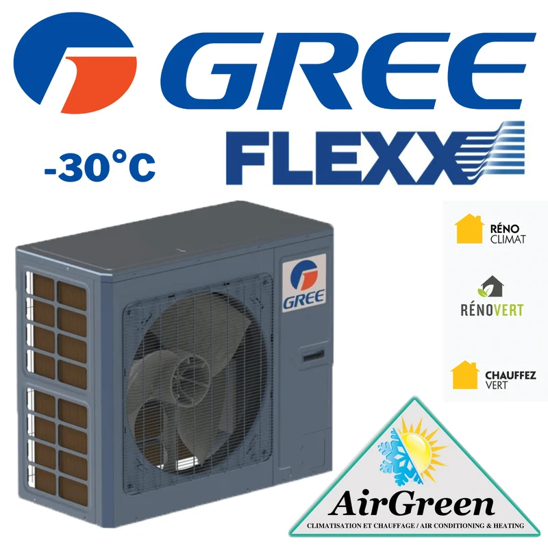 Thermopompe Centrale Gree FLEXX 4 Tonnes