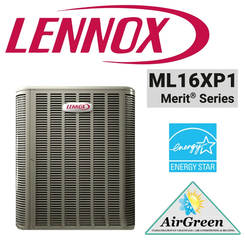 Thermopompe Centrale LENNOX MERIT ML16XP1 3.5 Tonnes