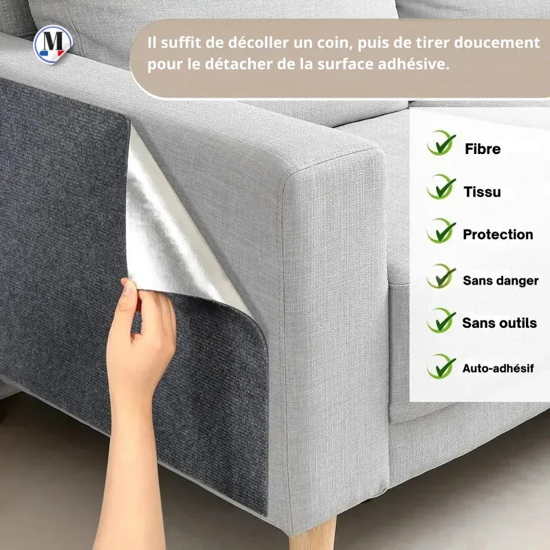 ZenScratch™ – Tapis Autocollant Anti-Griffes pour Chat