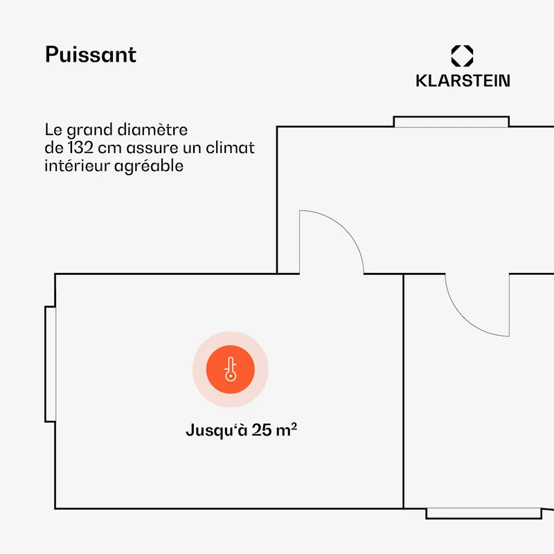Bolero ventilateur de plafond 2 en 1 132 cm luminaire 55 W télécommande contrôle par application 2 sens de marche