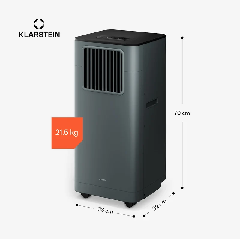Breeze Box 9K Smart PAC climatiseur | Mode 3-en-1 | Contrôle connecté | jusqu'à 32 m² | Minuterie 24 h | mobile
