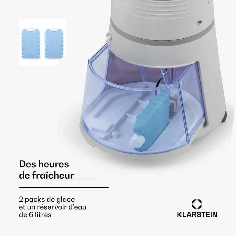 Skyscraper Ice Smart 4-in-1 Refroidisseur d'air & Ventilateur WiFi 180m³/h Télécommande