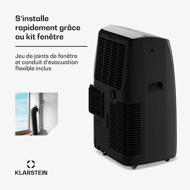 Grandbreeze climatiseur mobile | 12000 BTU | 42 cm | 56 m² | Classe d'efficacité énergétique A+
