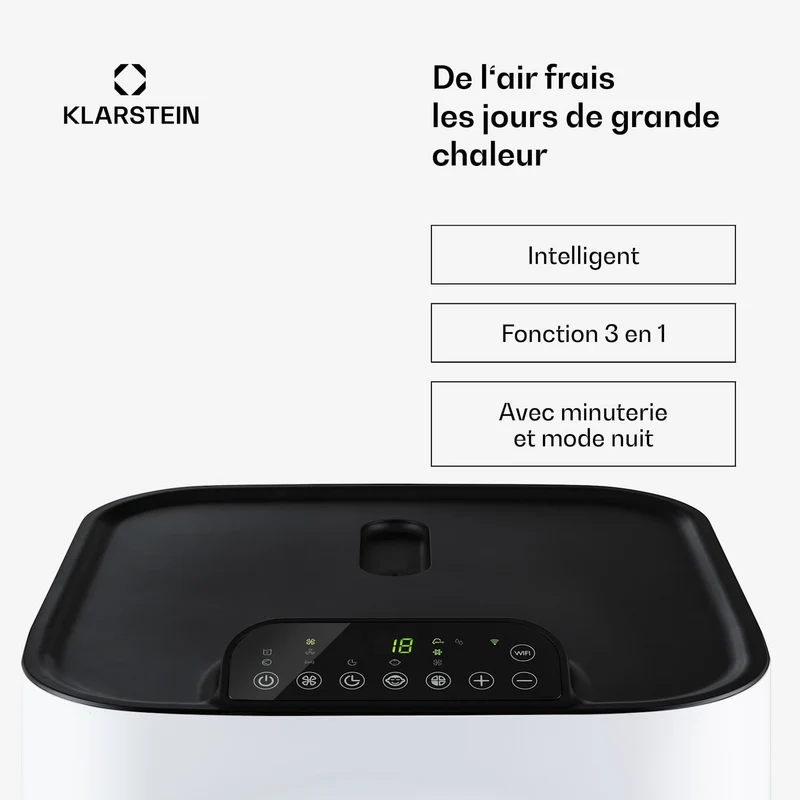Kraftwerk Eco Smart 11 Climatiseur 3-en-1 11 500 BTU Contrôle par application Télécommande