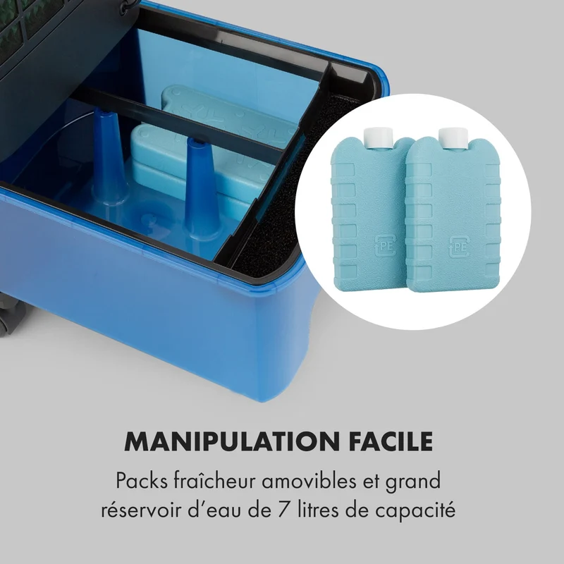 IceWind Plus Refroidisseur d'air 4 en 330 m³/h Oscillation Télécommande