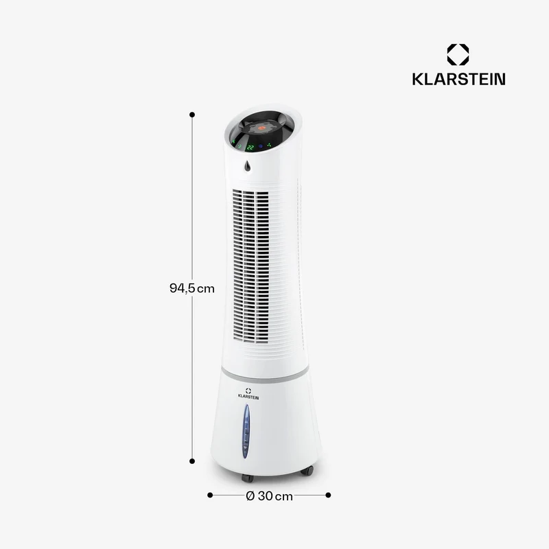 Skyscraper Ice Smart 4-in-1 Refroidisseur d'air & Ventilateur WiFi 180m³/h Télécommande