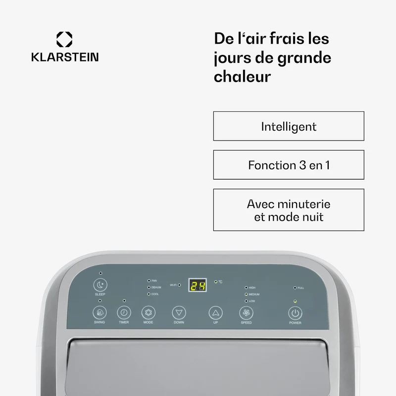 Climatiseur 3 en 1 Iceblock Prosmart 12 12 000 BTU App Control