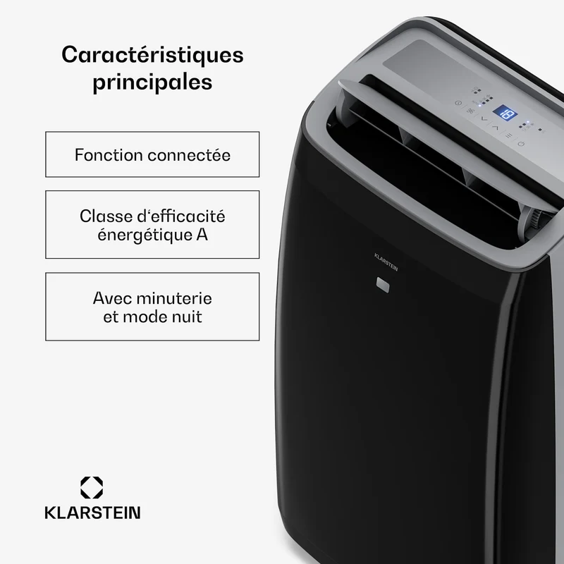 Grandbreeze climatiseur mobile | 16000 BTU | 40 cm | 82 m² | Classe d'efficacité énergétique A
