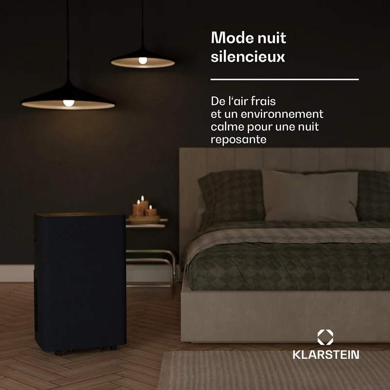 AireLux climatiseur portable | 14000 BTU | Contrôle connecté | Moderne