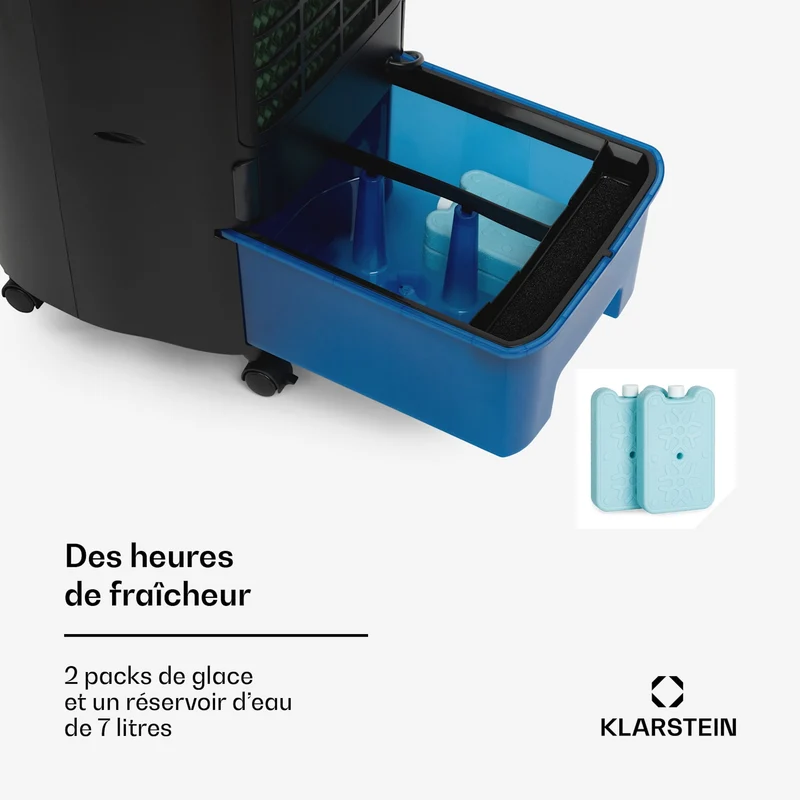 IceWind Plus Smart Smart Refroidisseur d'air 4-en-1 Ventilateur Humidificateur Purificateur d'air Contrôle par application