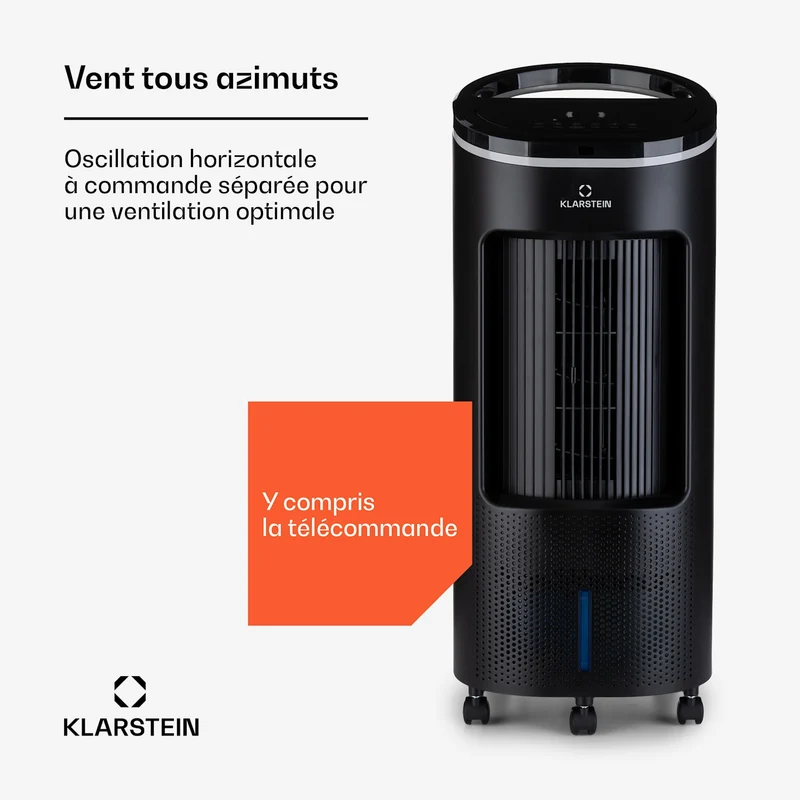 IceWind Plus Smart Smart Refroidisseur d'air 4-en-1 Ventilateur Humidificateur Purificateur d'air Contrôle par application