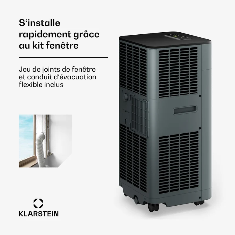 Climatiseur mobile Breeze Box | 11000 BTU | 32 cm | 51 m² | Classe d’efficacité énergétique A