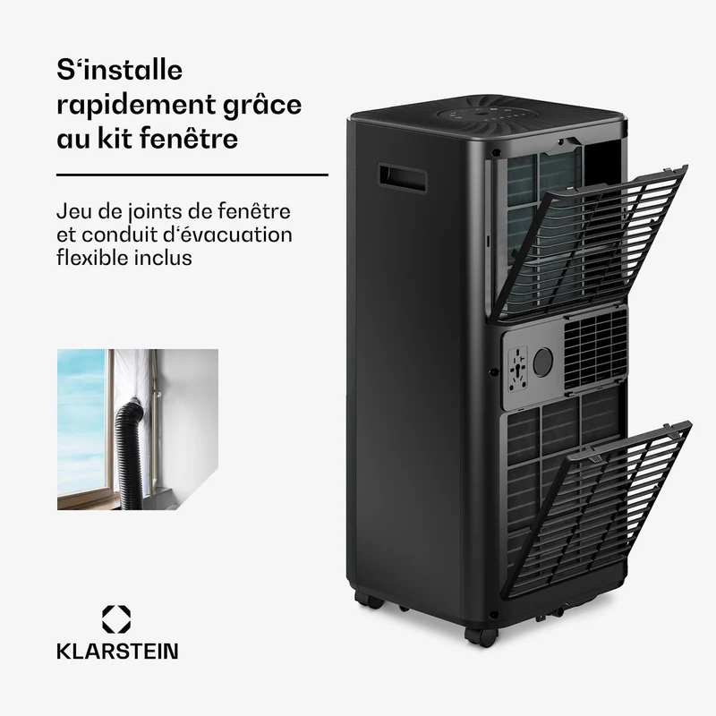 AireLux climatiseur mobile | 9000 BTU | 31 cm | 33 m² | Classe énergétique A