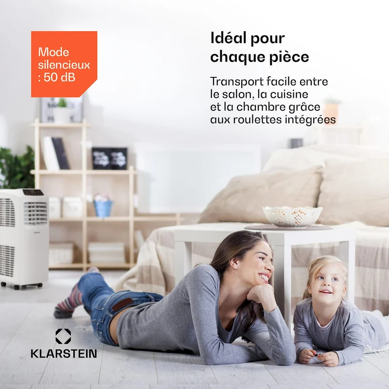 Climatiseur mobile Pure Blizzard Smart 7k 7000 BTU/2,1 kW EEC A Télécommande