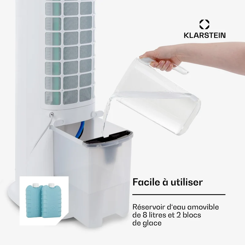 Skytower Grand Smart refroidisseur d'air 80W 460 m³/h 8 litres mobile