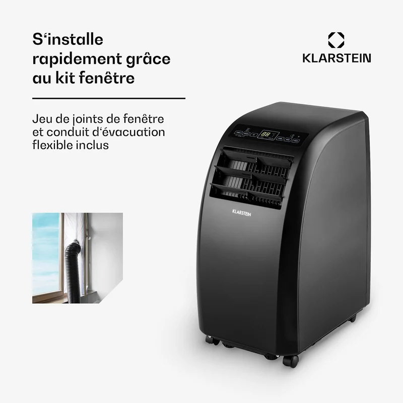 Climatiseur mobile Metrobreeze Rom Smart 10 000 BTU / 3,0 kW EEC A+ télécommande