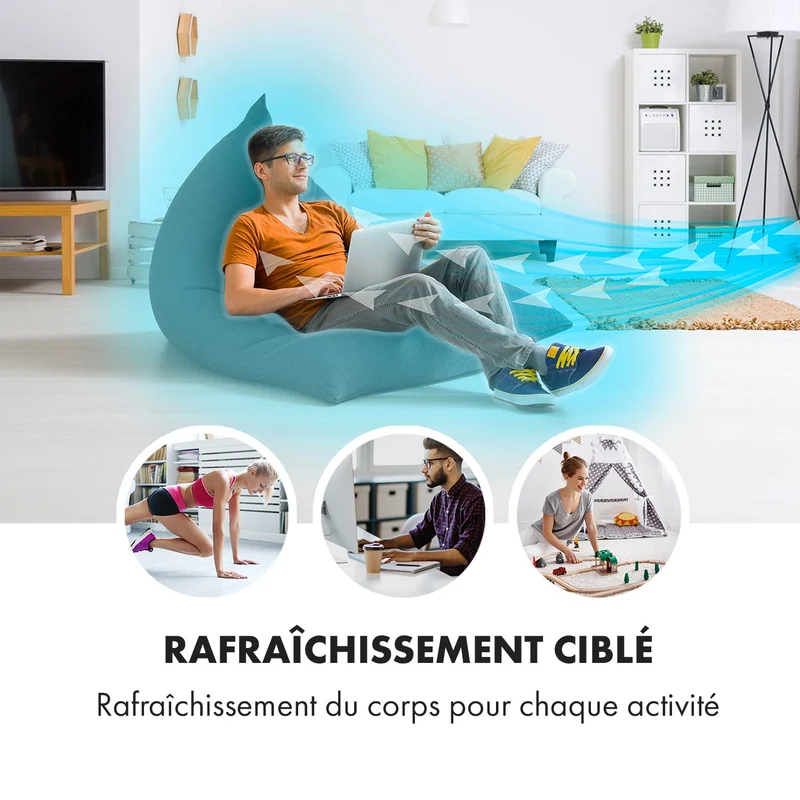 Icetower Smart Ventilateur sur pied 45 Watt Contrôle par app